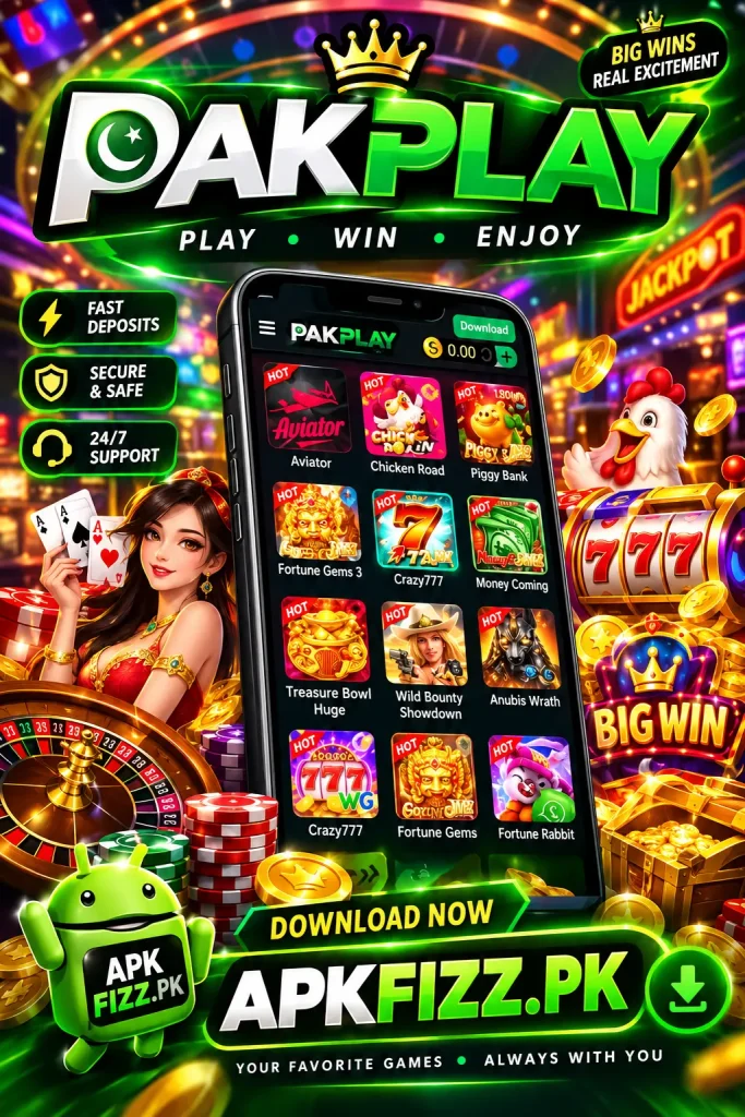 PakPlay Game Interface